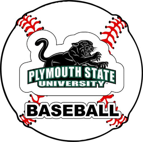 Plymouth State University 4-Inch Round Baseball NCAA Passion Vinyl Decal Sticker