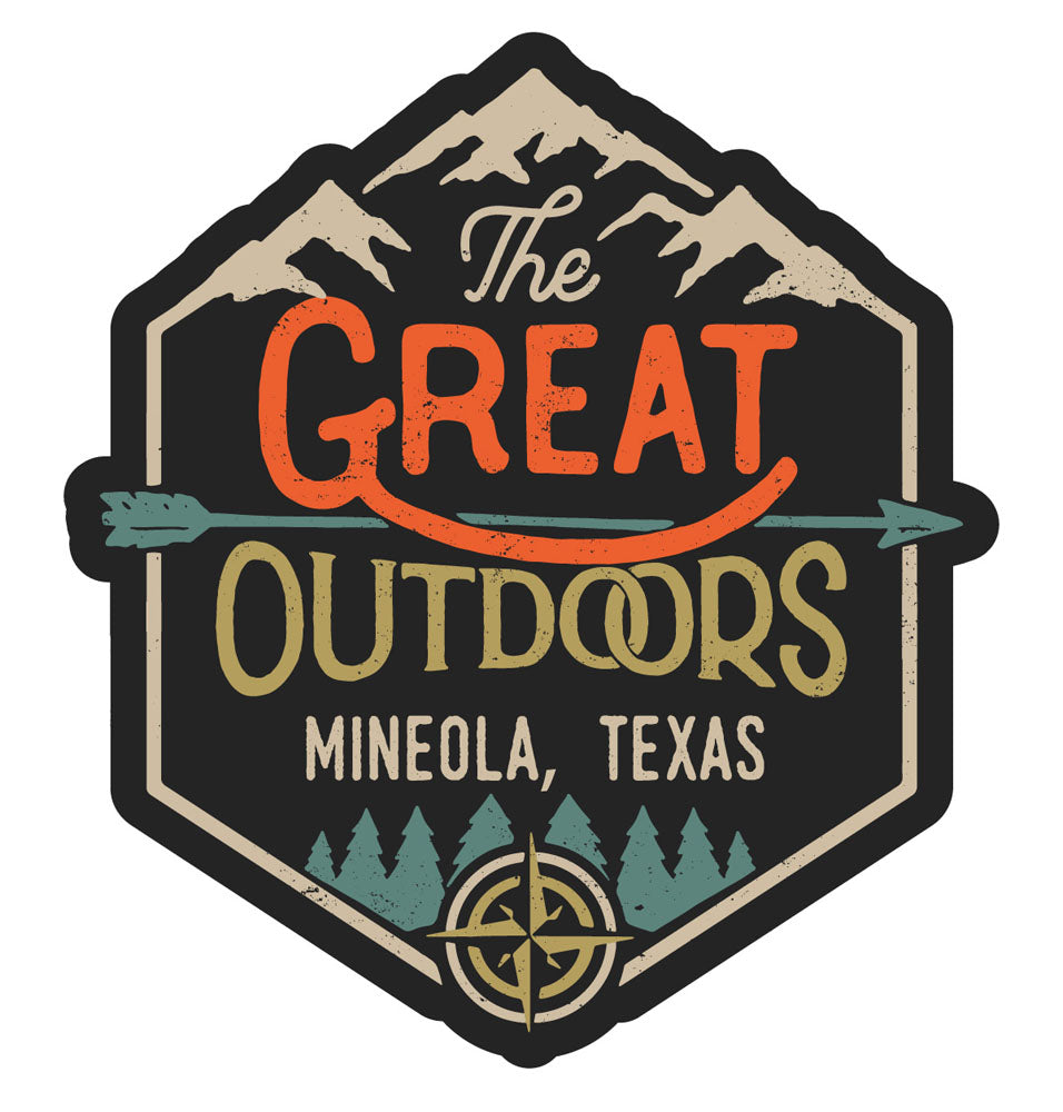 Mineola Texas Souvenir Decorative Stickers (Choose theme and size)