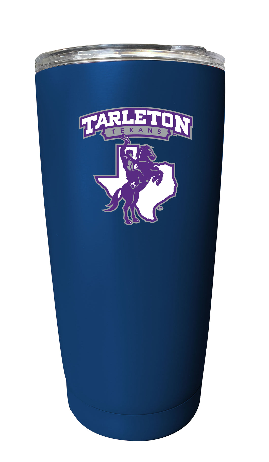 Tarleton State University NCAA Insulated Tumbler - 16oz Stainless Steel Travel Mug Choose Your Color