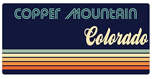 Copper Mountain Colorado 5 x 2.5-Inch Fridge Magnet Retro Design