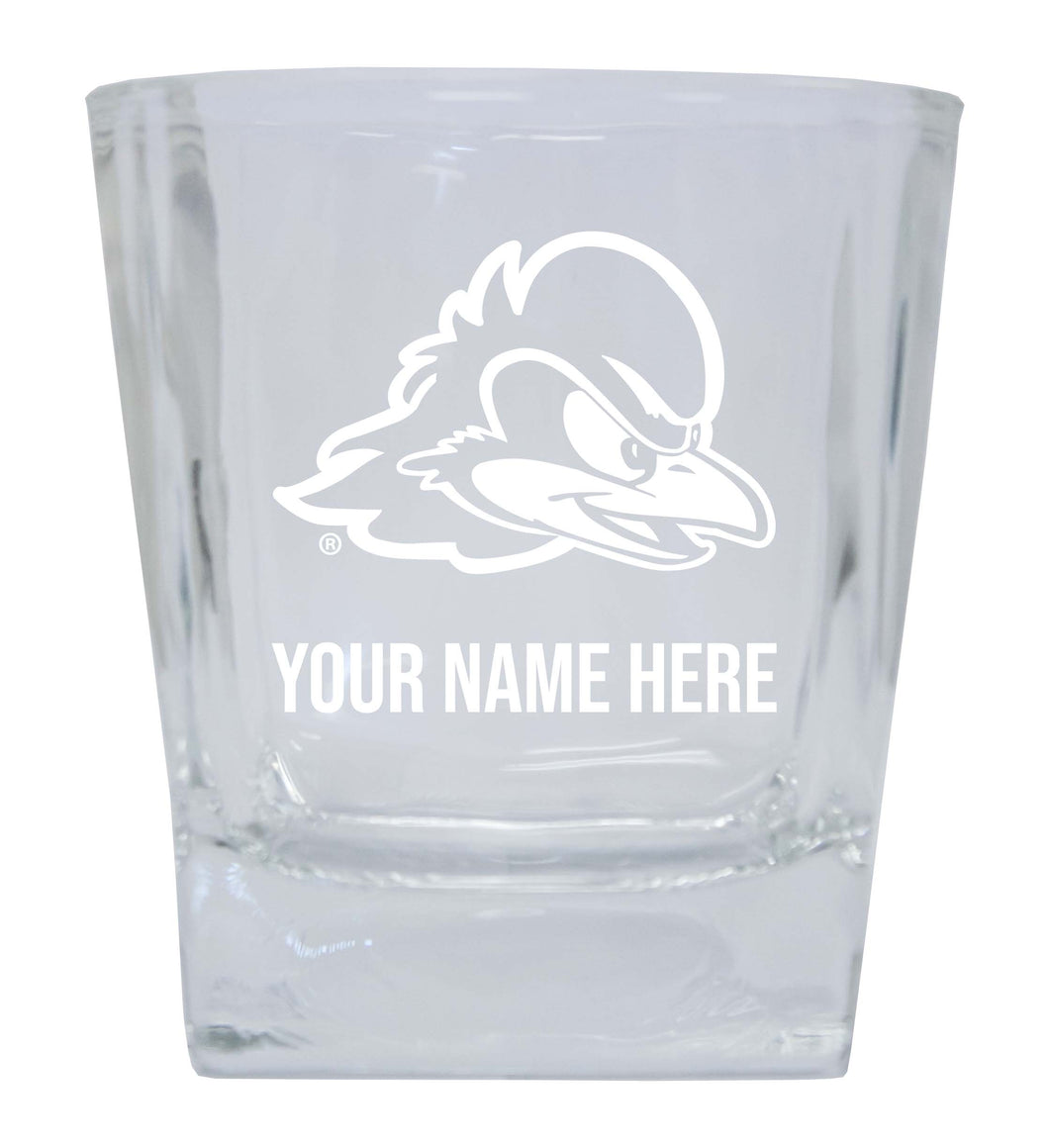 Delaware Blue Hens NCAA Spirit Elegance - 5 ozPersonalized With Custom Name Etched Shooter Glass Tumbler 2-Pack