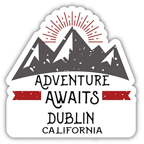 Dublin California Souvenir Decorative Stickers (Choose theme and size)