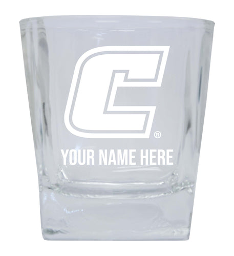 University of Tennessee at Chattanooga 2-Pack Personalized NCAA Spirit Elegance 10oz Etched Glass Tumbler
