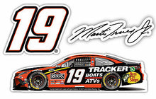 Load image into Gallery viewer, Martin Truex Jr. NASCAR #19 3 Pack Laser Cut Decal
