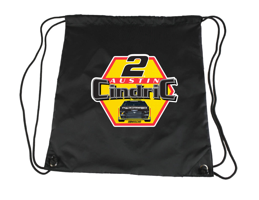 #2 Austin Cindric Officially Licensed Nascar Cinch Bag with Drawstring
