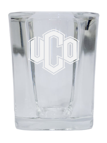 University of Central Oklahoma Bronchos NCAA Collector's Edition 2oz Square Shot Glass - Laser Etched Logo 