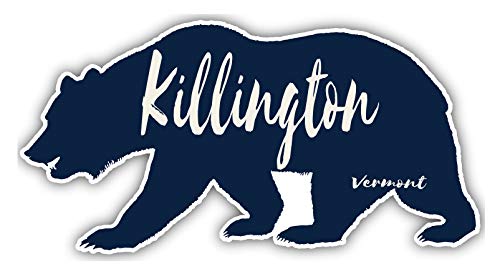 Killington Vermont Souvenir 3x1.5-Inch Vinyl Decal Sticker Bear Design