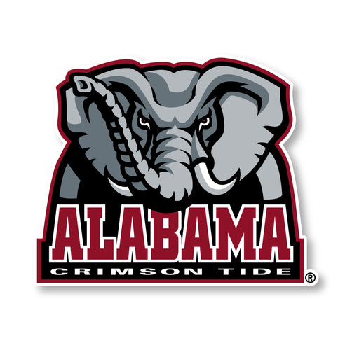 Alabama Crimson Tide 10-Inch Mascot Logo NCAA Vinyl Decal Sticker for Fans, Students, and Alumni
