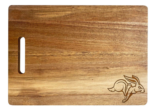 South Dakota State Jackrabbits Classic Acacia Wood Cutting Board - Small Corner Logo