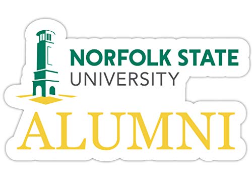 Norfolk State University 4-Inch Alumni 4-Pack NCAA Vinyl Sticker - Durable School Spirit Decal