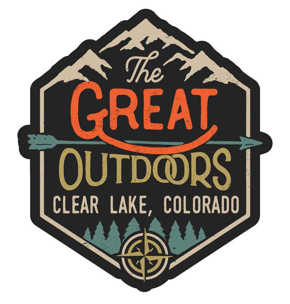 Clear Lake Colorado Souvenir Decorative Stickers (Choose theme and size)