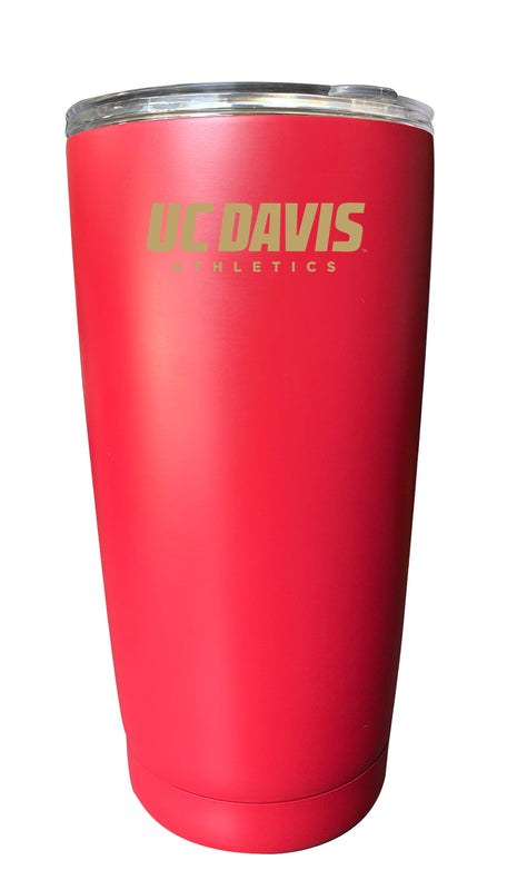 UC Davis Aggies NCAA Insulated Tumbler - 16oz Stainless Steel Travel Mug Choose Your Color