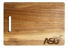 Load image into Gallery viewer, Alabama State University Engraved Wooden Cutting Board 10&quot; x 14&quot; Acacia Wood
