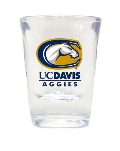 UC Davis Aggies NCAA Legacy Edition 2oz Round Base Shot Glass Clear