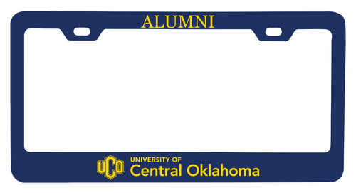 NCAA University of Central Oklahoma Bronchos Alumni License Plate Frame - Colorful Heavy Gauge Metal, Officially Licensed