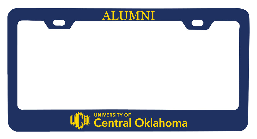 NCAA University of Central Oklahoma Bronchos Alumni License Plate Frame - Colorful Heavy Gauge Metal, Officially Licensed