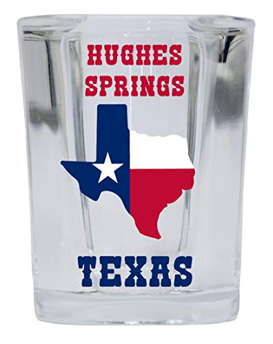 Hughes Springs Texas Square Shot Glass