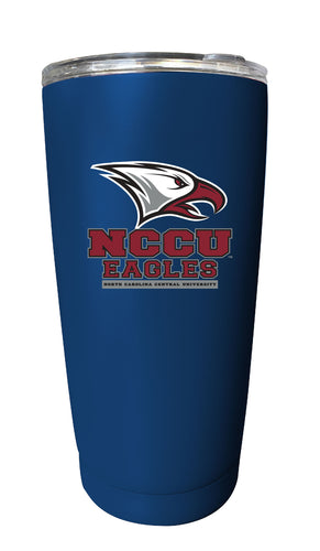 North Carolina Central Eagles NCAA Insulated Tumbler - 16oz Stainless Steel Travel Mug Choose Your Color