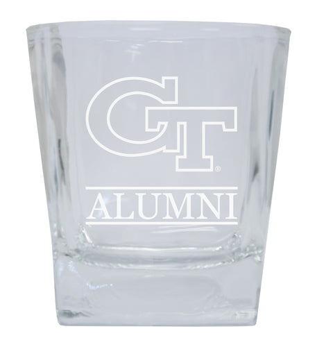 Georgia Tech Yellow Jackets 2-Pack Alumni Elegance 10oz Etched Glass Tumbler