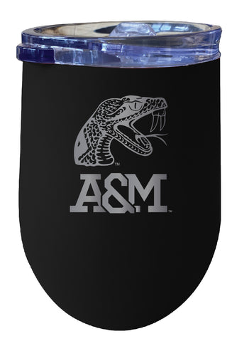 Florida A&M Rattlers NCAA Laser-Etched Wine Tumbler - 12oz  Stainless Steel Insulated Cup