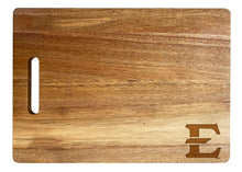 Load image into Gallery viewer, East Tennessee State University Classic Acacia Wood Cutting Board - Small Corner Logo
