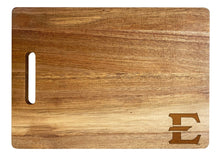 Load image into Gallery viewer, East Tennessee State University Engraved Wooden Cutting Board 10&quot; x 14&quot; Acacia Wood - Large Engraving
