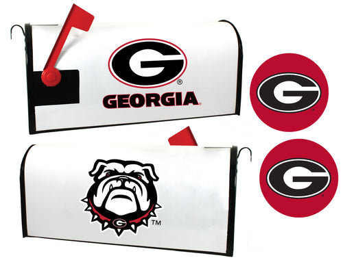 Georgia Bulldogs NCAA Officially Licensed Mailbox Cover & Sticker Set