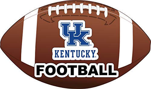 Kentucky Wildcats 4-Inch Round Football NCAA Gridiron Glory Vinyl Decal Sticker