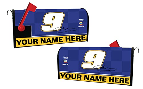 Nascar Custom Personalized #9 Chase Elliott Mailbox Cover Number Design New for 2022 with Name