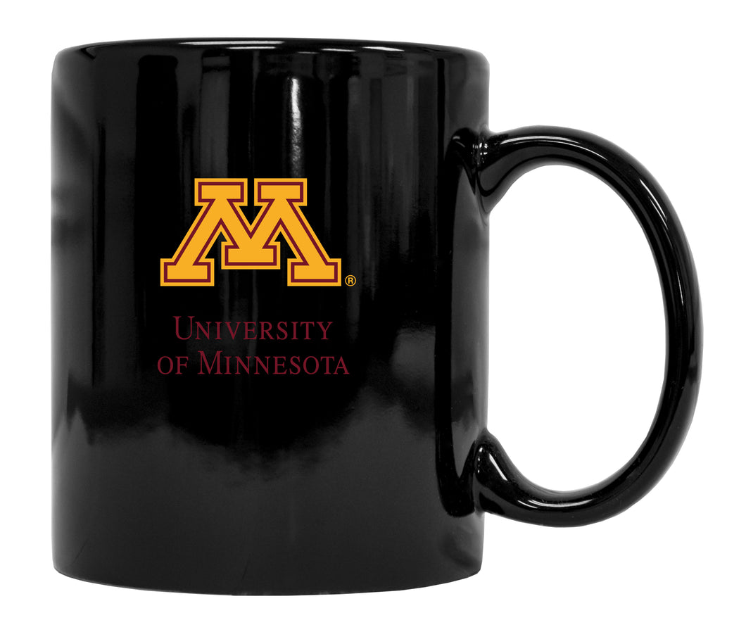 Minnesota Gophers Black Ceramic Coffee NCAA Fan Mug (Black)