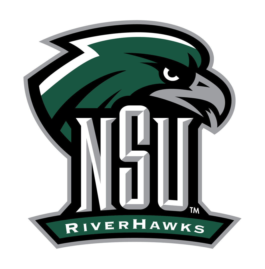 Northeastern State University Riverhawks 2-Inch Mascot Logo NCAA Vinyl Decal Sticker for Fans, Students, and Alumni