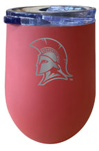 Load image into Gallery viewer, North Carolina Greensboro Spartans 12 oz Etched Insulated Wine Stainless Steel Tumbler - Choose Your Color
