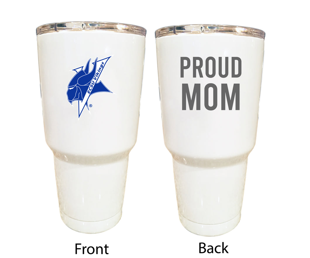 Elizabeth City State University Proud Mom 24 oz Insulated Stainless Steel Tumbler - Black