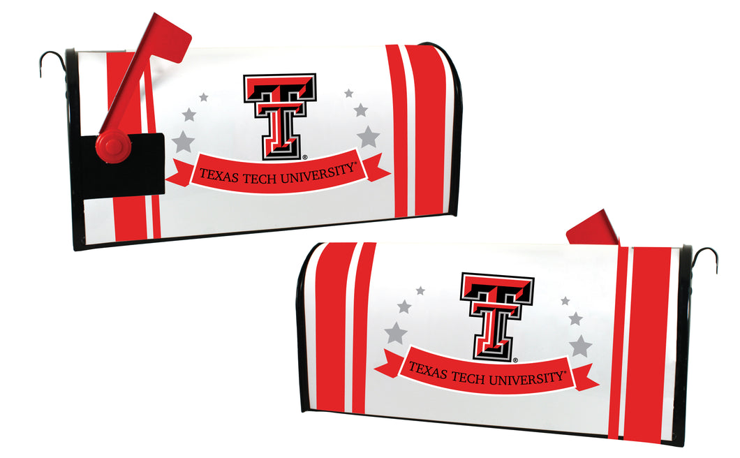 Texas Tech Red Raiders NCAA Officially Licensed Mailbox Cover Logo and Stripe Design