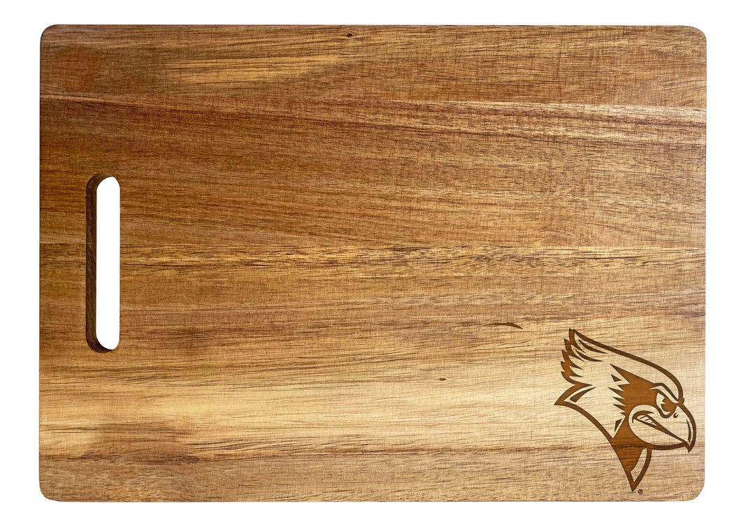 Illinois State Redbirds Classic Acacia Wood Cutting Board - Small Corner Logo