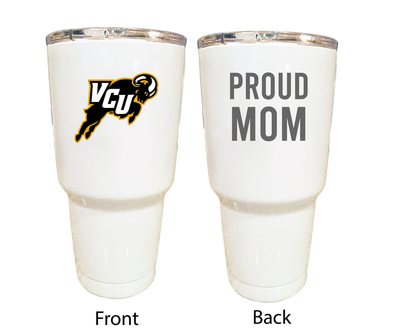 Virginia Commonwealth Proud Mom 24 oz Insulated Stainless Steel Tumbler - Black