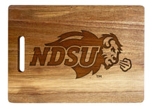 Load image into Gallery viewer, North Dakota State Bison Engraved Wooden Cutting Board 10&quot; x 14&quot; Acacia Wood
