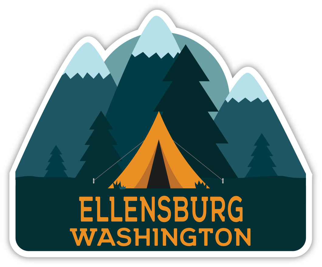 Ellensburg Washington Souvenir Decorative Stickers (Choose theme and size)