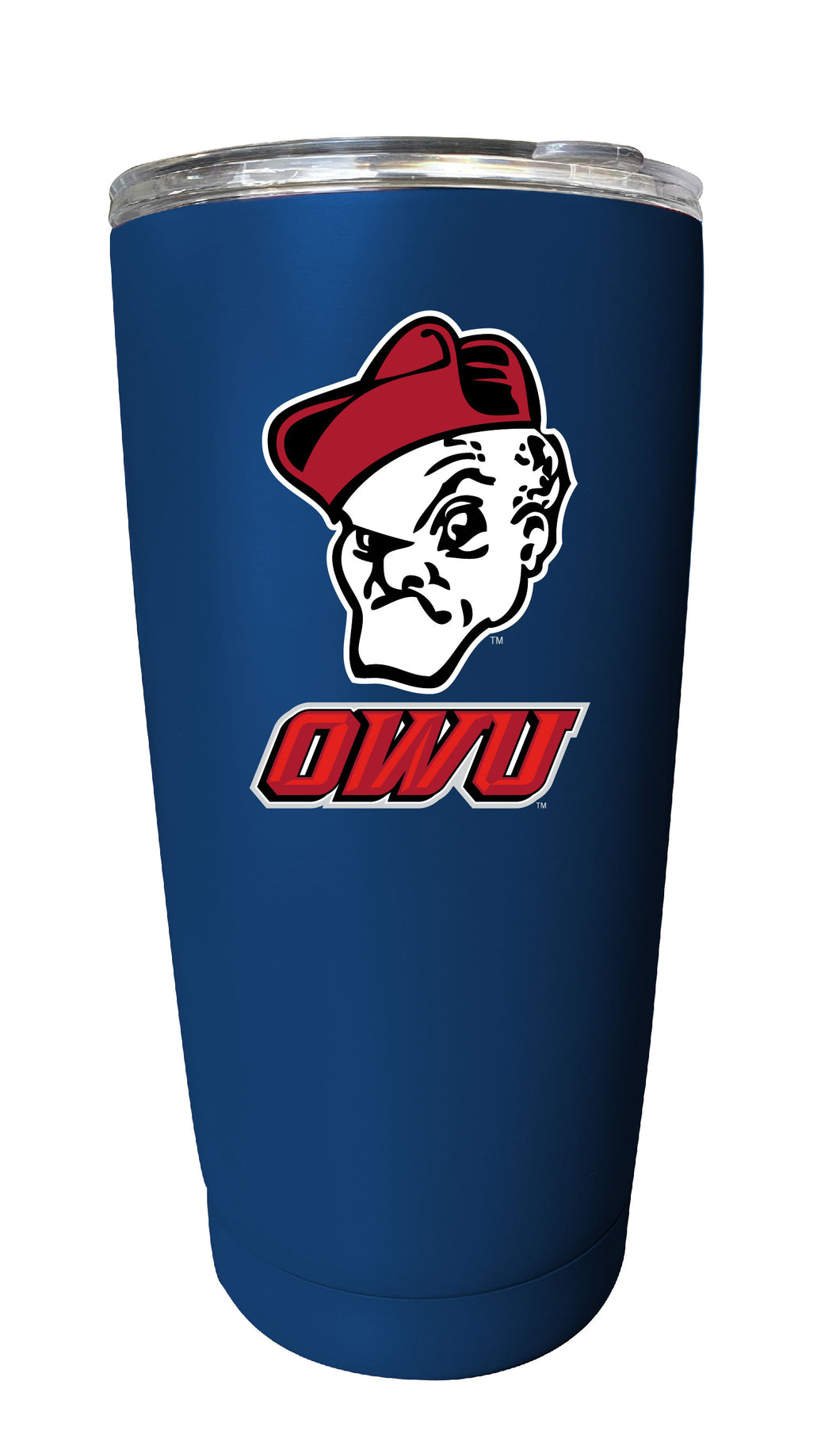 Ohio Wesleyan University NCAA Insulated Tumbler - 16oz Stainless Steel Travel Mug Choose Your Color