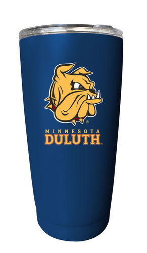Minnesota Duluth Bulldogs NCAA Insulated Tumbler - 16oz Stainless Steel Travel Mug Choose Your Color
