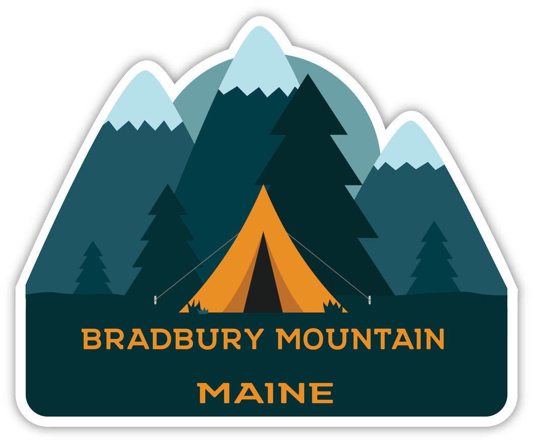 Bradbury Mountain Maine Souvenir Decorative Stickers (Choose theme and size)