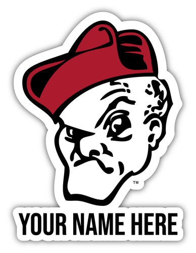 Ohio Wesleyan University 9x14-Inch Mascot Logo NCAA Custom Name Vinyl Sticker - Personalize with Name