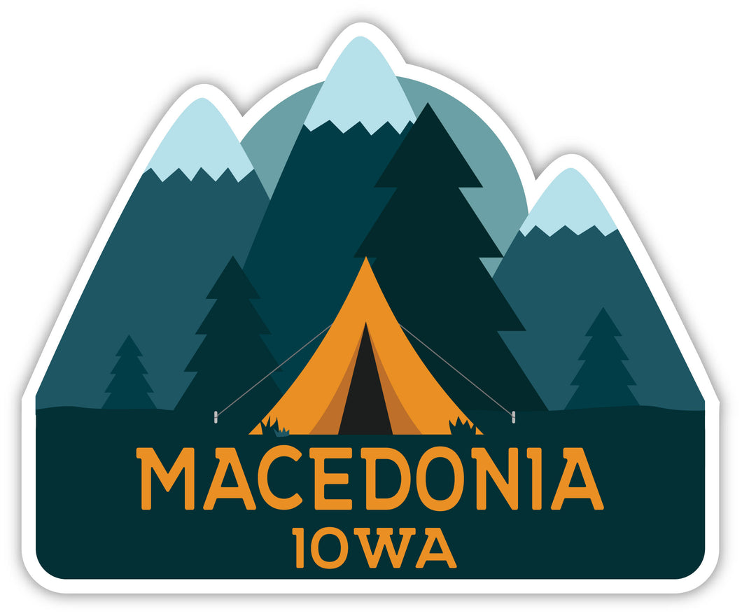 Macedonia Iowa Souvenir Decorative Stickers (Choose theme and size)