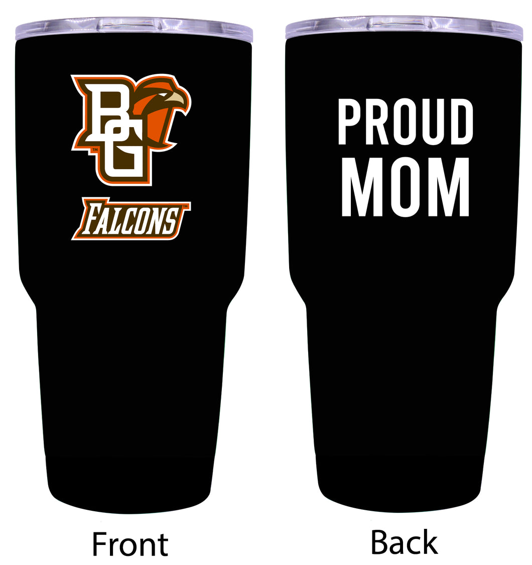 Bowling Green Falcons Proud Mom 24 oz Insulated Stainless Steel Tumbler - Black