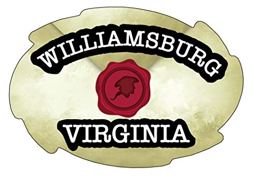 R and R Imports Williamsburg Virginia Historic Town Souvenir Swirl Magnet