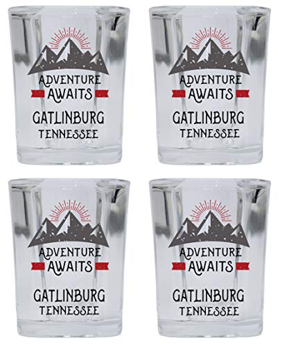 Gatlinburg Tennessee Shot Glass 4 Pack