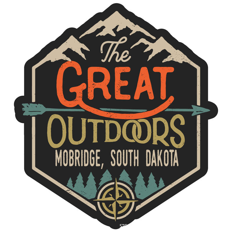 Mobridge South Dakota Souvenir Decorative Stickers (Choose theme and size)