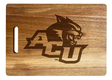 Load image into Gallery viewer, Abilene Christian University Classic Acacia Wood Cutting Board - Small Corner Logo
