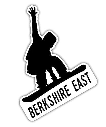 Berkshire East Massachusetts Ski Adventures Souvenir 4 Inch Vinyl Decal Sticker 4-Pack