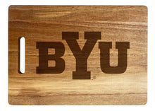 Load image into Gallery viewer, Brigham Young Cougars Classic Acacia Wood Cutting Board - Small Corner Logo
